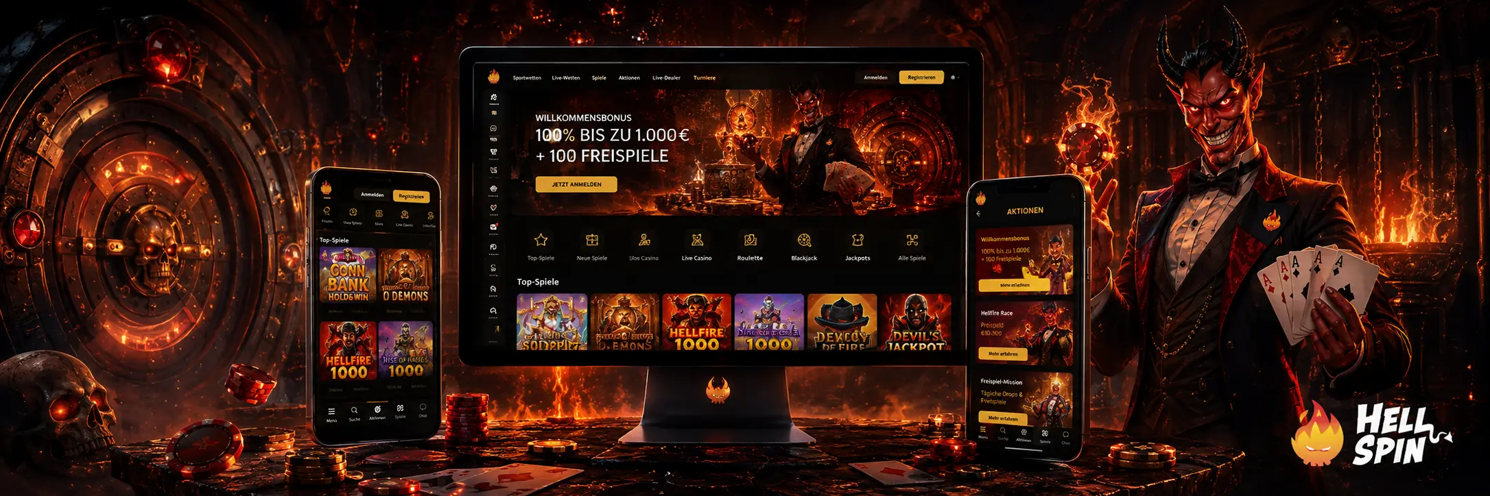 HellSpin Live Spiele starten